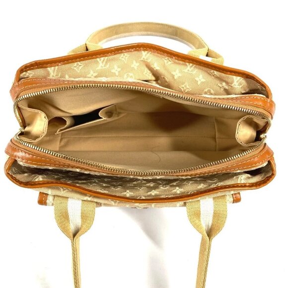 LOUIS VUITTON M92505 sack marie kate Hand Bag Monogram Mini Canvas Beige - Picture 9 of 14
